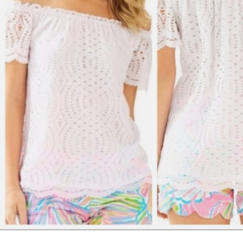 Lilly Pulitzer White Marble Top